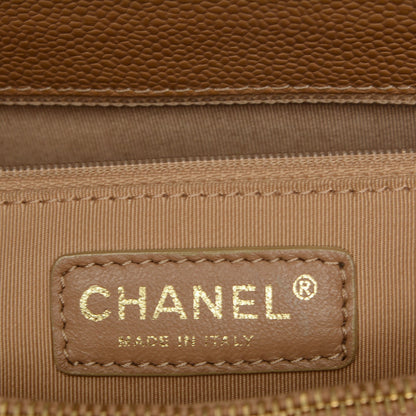 Chanel Caviar Quilted Grand Shopping Tote GST Beige 6 of 7