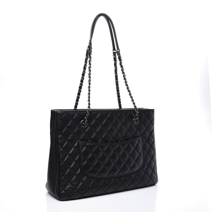 Chanel Caviar Quilted Urban Companion Shopping Tote Black 2 of 12