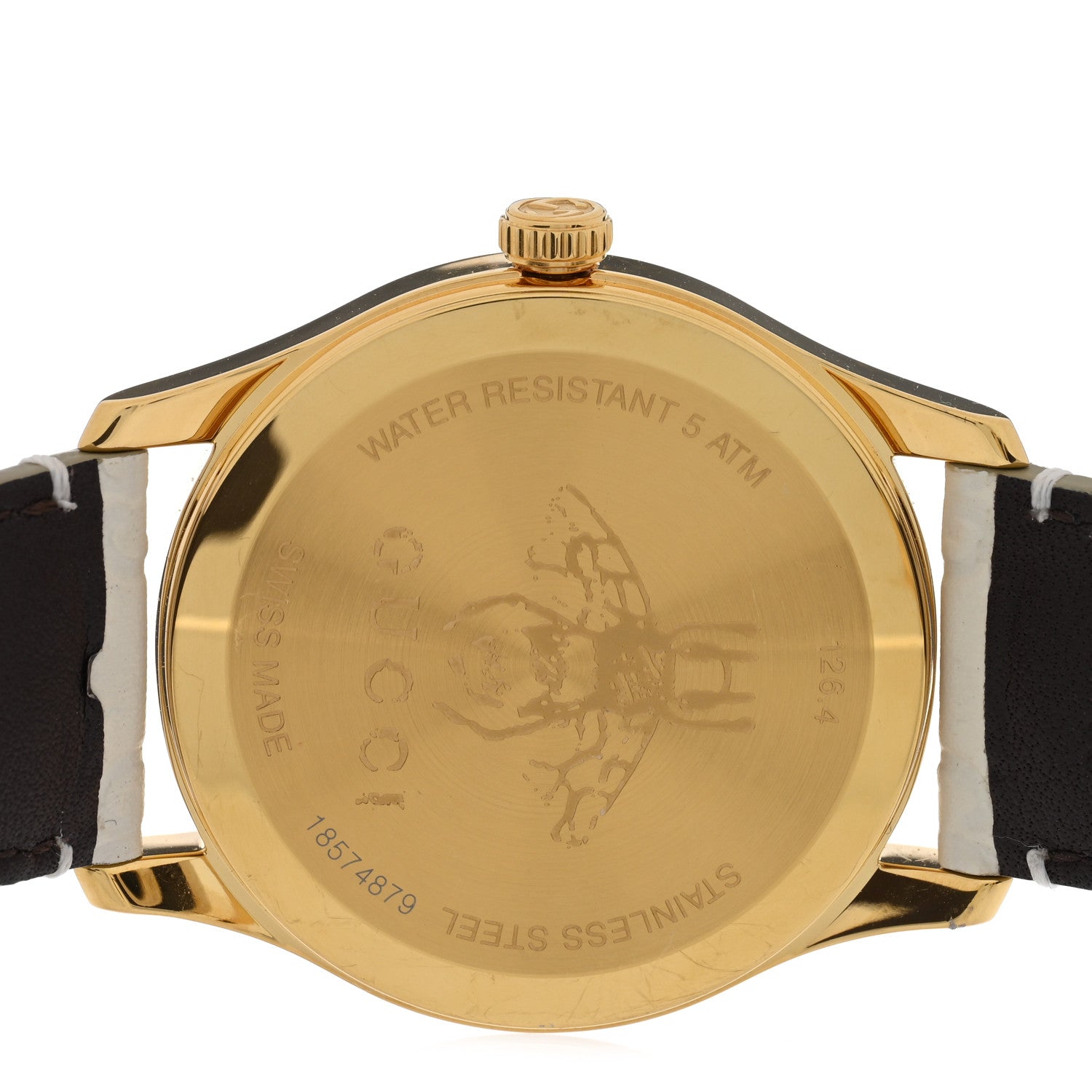 Gucci Stainless Steel Calfskin 38mm G-Timeless Quartz Watch White 4 of 4