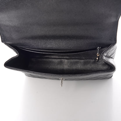 Chanel Caviar Quilted Jumbo Kelly Flap Black 7 of 12
