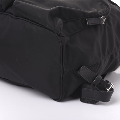 Prada Nylon Vela Saffiano Backpack Black 6 of 8