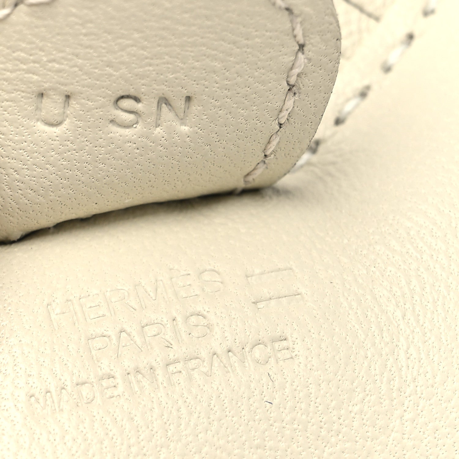 Hermes Milo Lambskin Lizard Grigri Rodeo Horse Bag Charm PM Beton Ombre 3 of 3