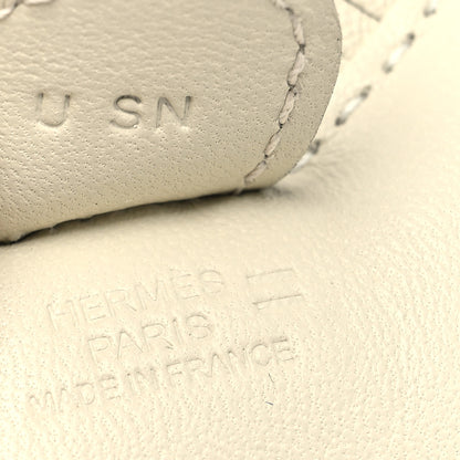 Hermes Milo Lambskin Lizard Grigri Rodeo Horse Bag Charm PM Beton Ombre 3 of 3