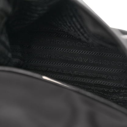 Prada Tessuto Nylon Saffiano Logo Messenger Bag Black 5 of 11