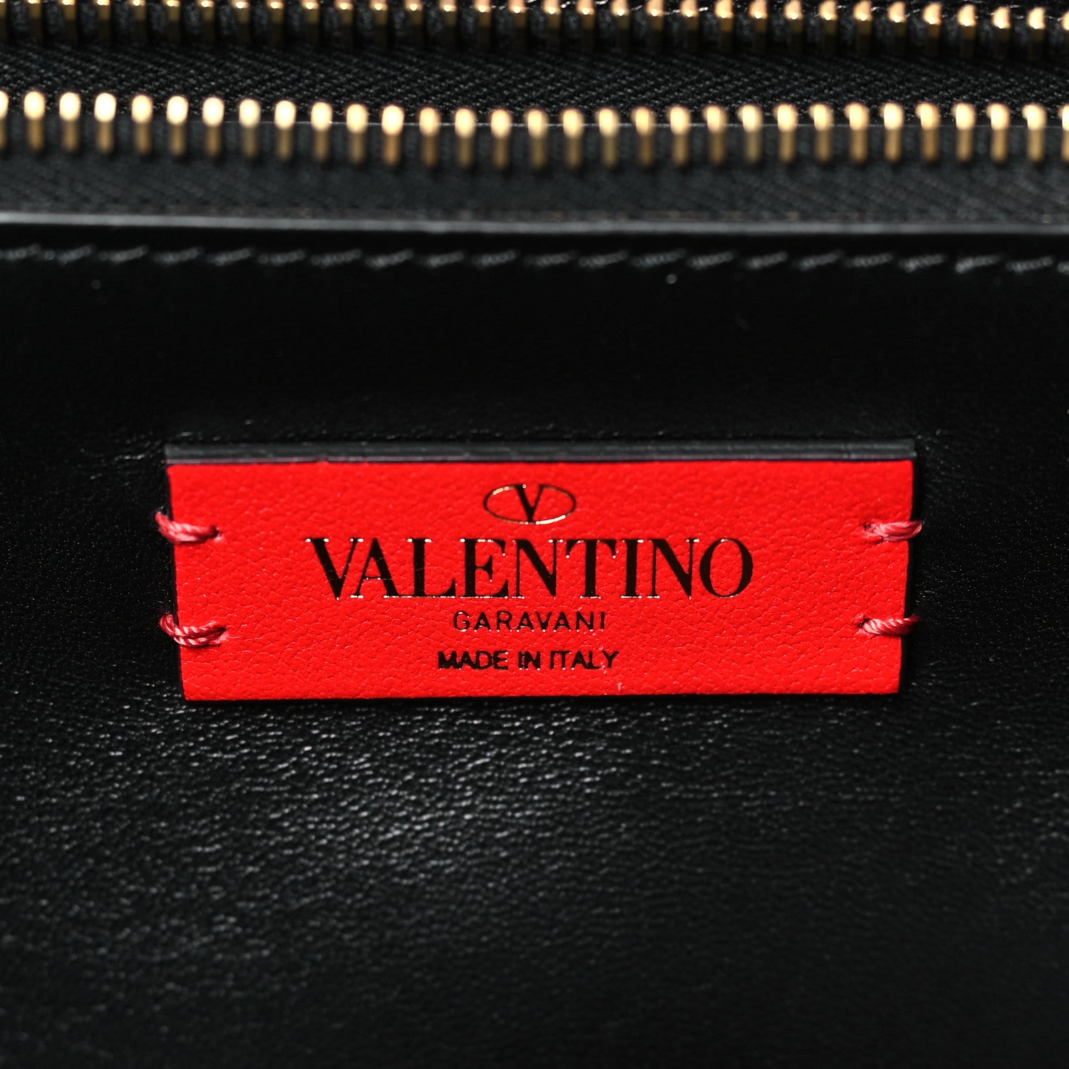 Valentino Garavani Smooth Calfskin Soul Tote Black Red 6 of 9