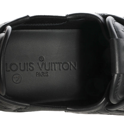 Louis Vuitton Calfskin Embossed Monogram Toucan Sneakers 38 Black 5 of 6