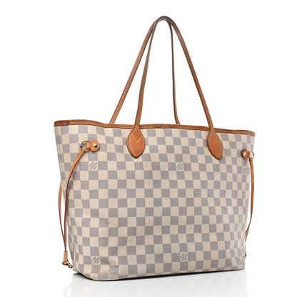 Louis Vuitton Damier Azur Neverfull MM 2 of 4