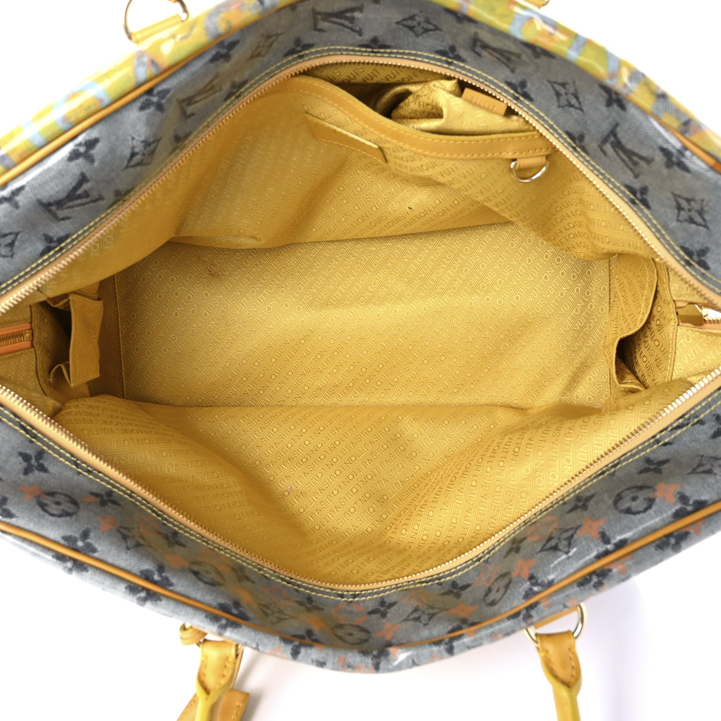 Monogram Pulp Defile Weekender GM Yellow