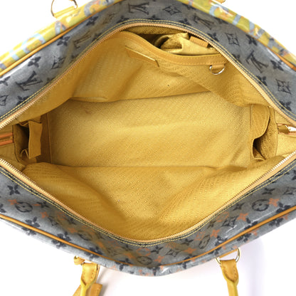 Louis Vuitton Monogram Pulp Defile Weekender GM Yellow 5 of 12