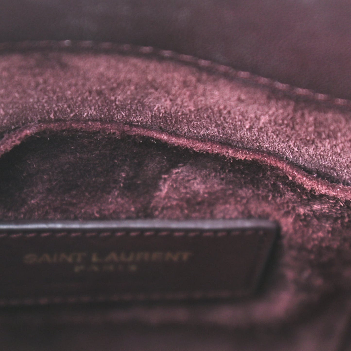 Calfskin Nano Sac De Jour Dark Amaranto