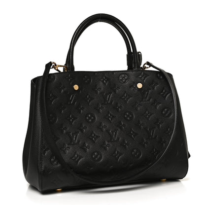 Louis Vuitton Empreinte Montaigne MM Black 3 of 13