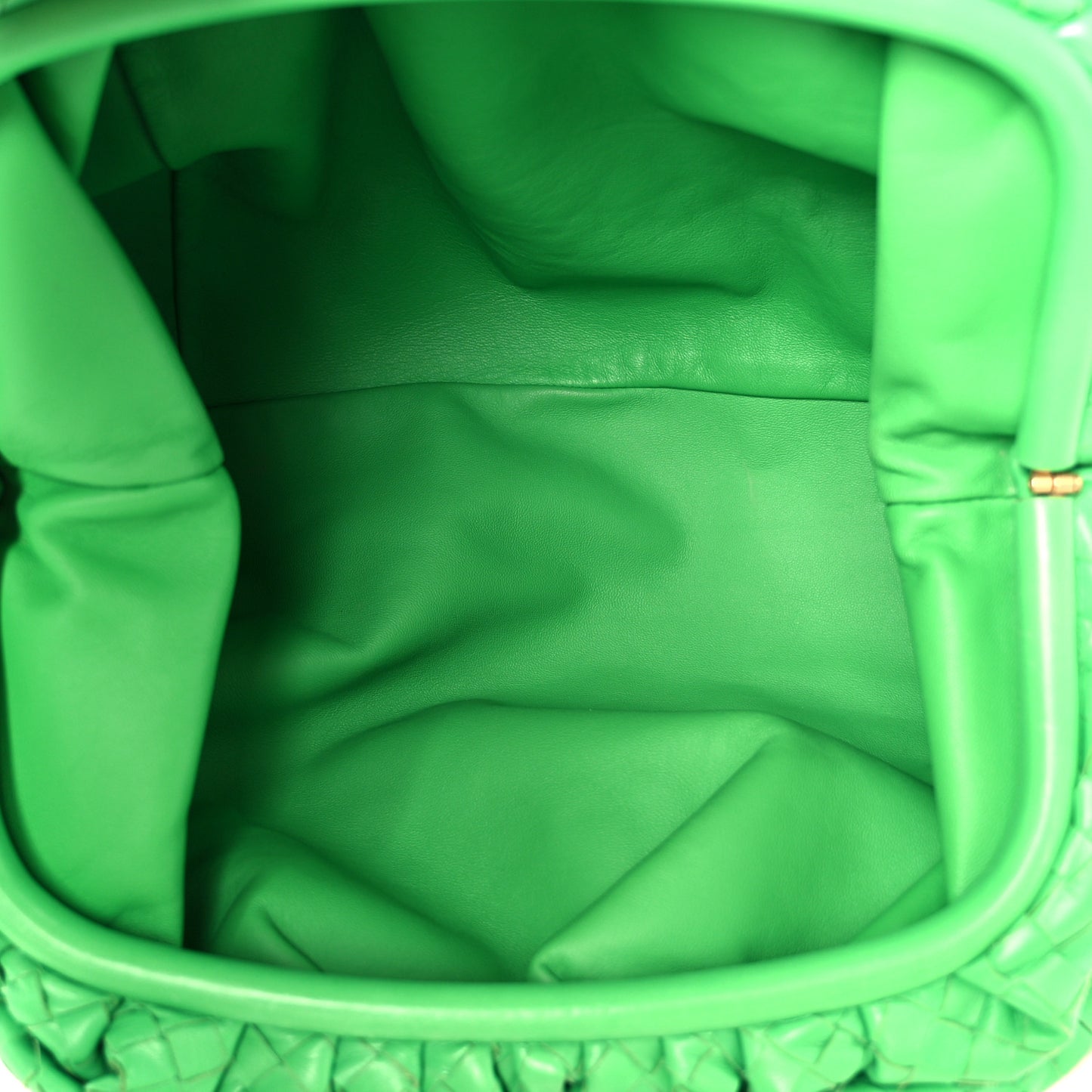 Nappa Maxi Intrecciato The Pouch Oversized Clutch Parakeet
