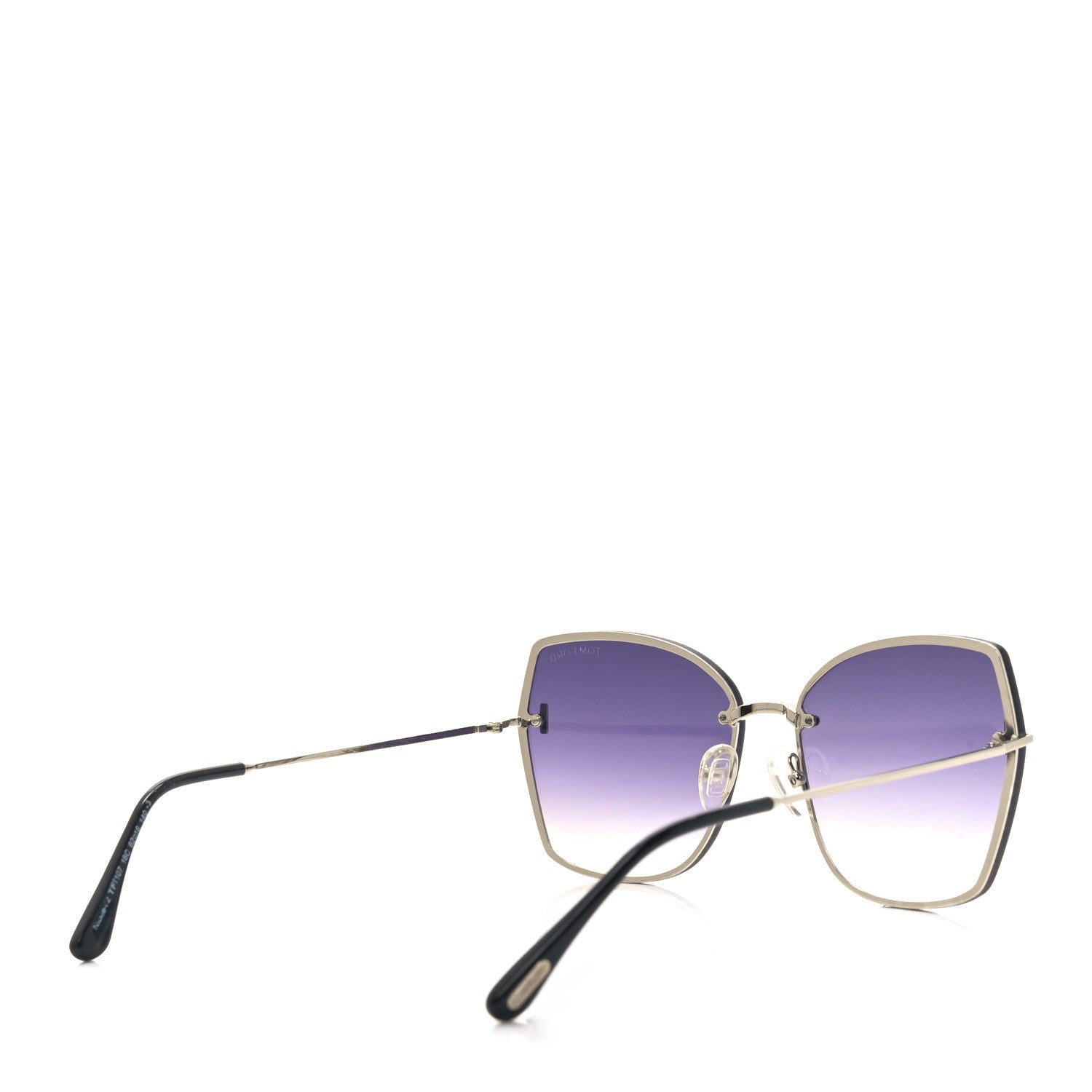 Tom Ford Metal Nickie Sunglasses TF1107 Silver 4 of 7