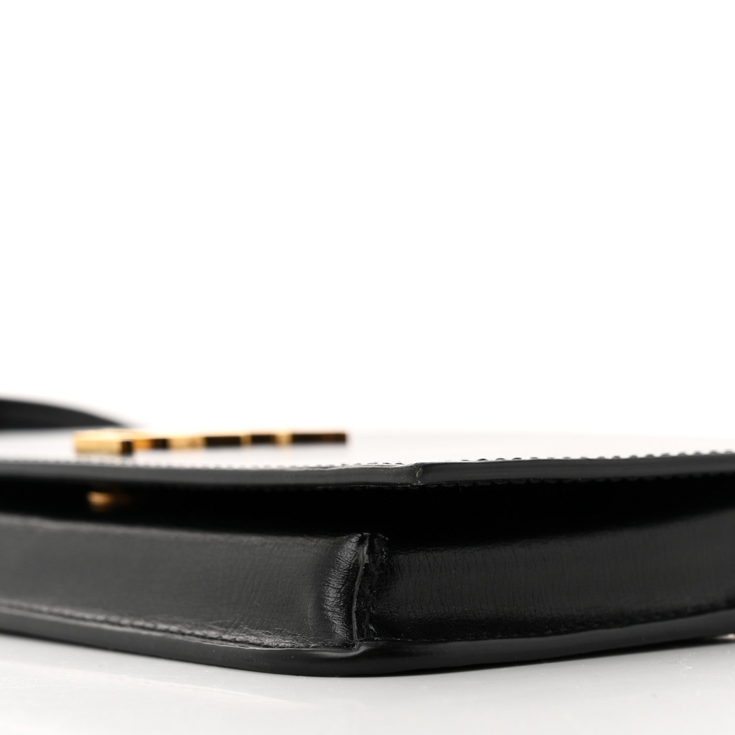 Saint Laurent Smooth Calfskin Monogram Phone Holder Crossbody Black 10 of 12