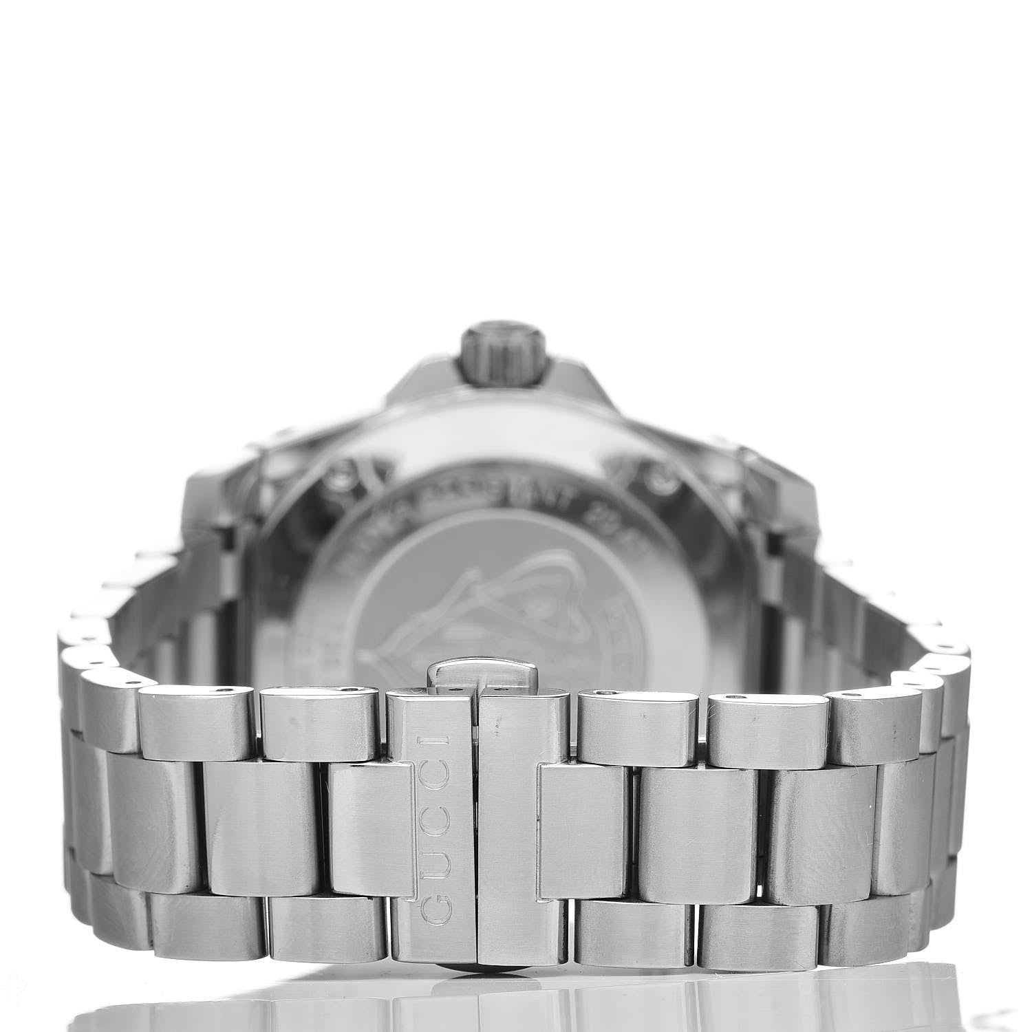 Gucci Stainless Steel 40mm Dive Quartz Watch Black 4 of 8