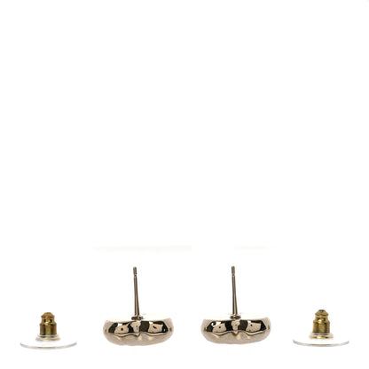 Chanel CC Heart Earrings Gold 3 of 5