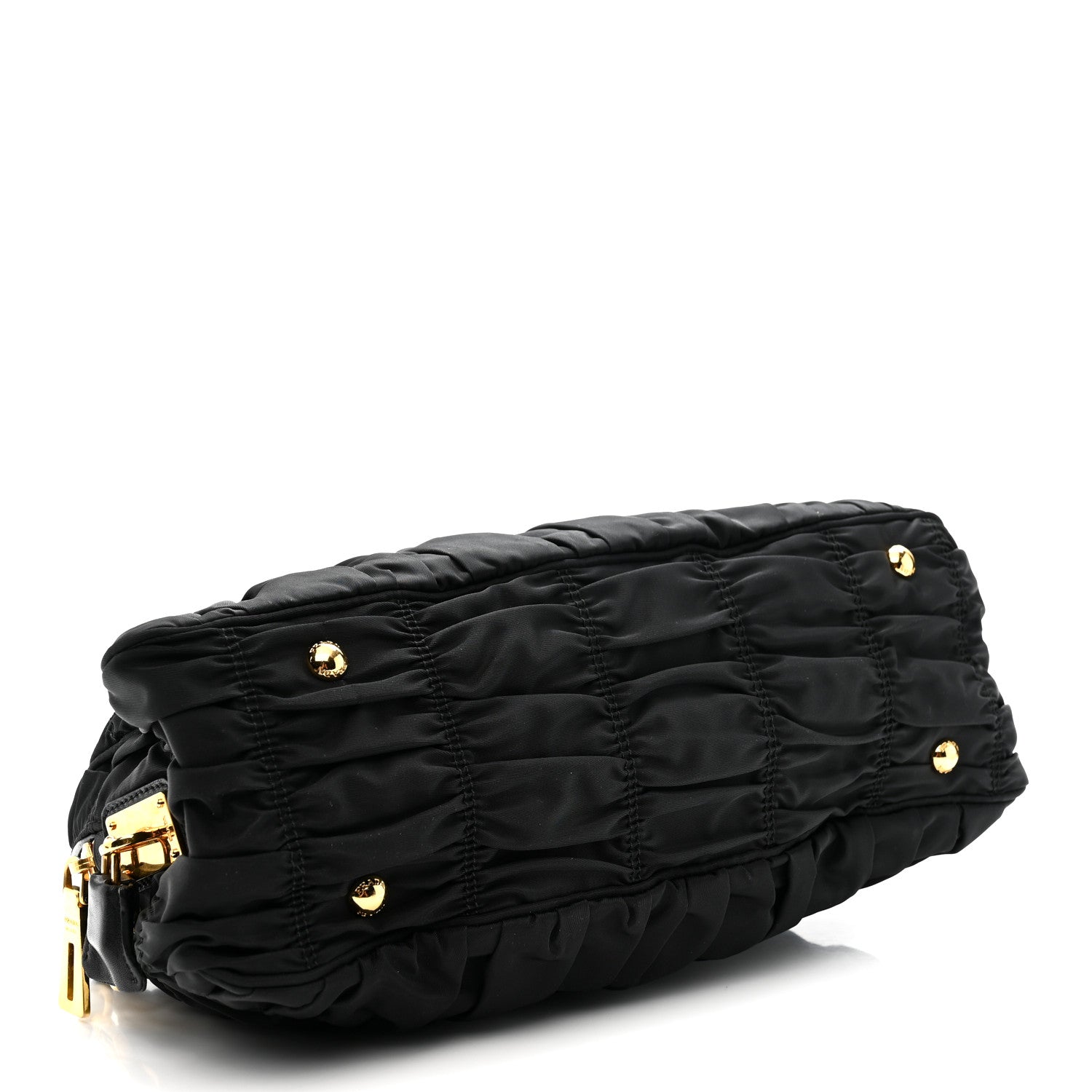 Prada Tessuto Nylon Gaufre Tote Black 4 of 15
