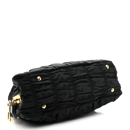 Prada Tessuto Nylon Gaufre Tote Black 4 of 15