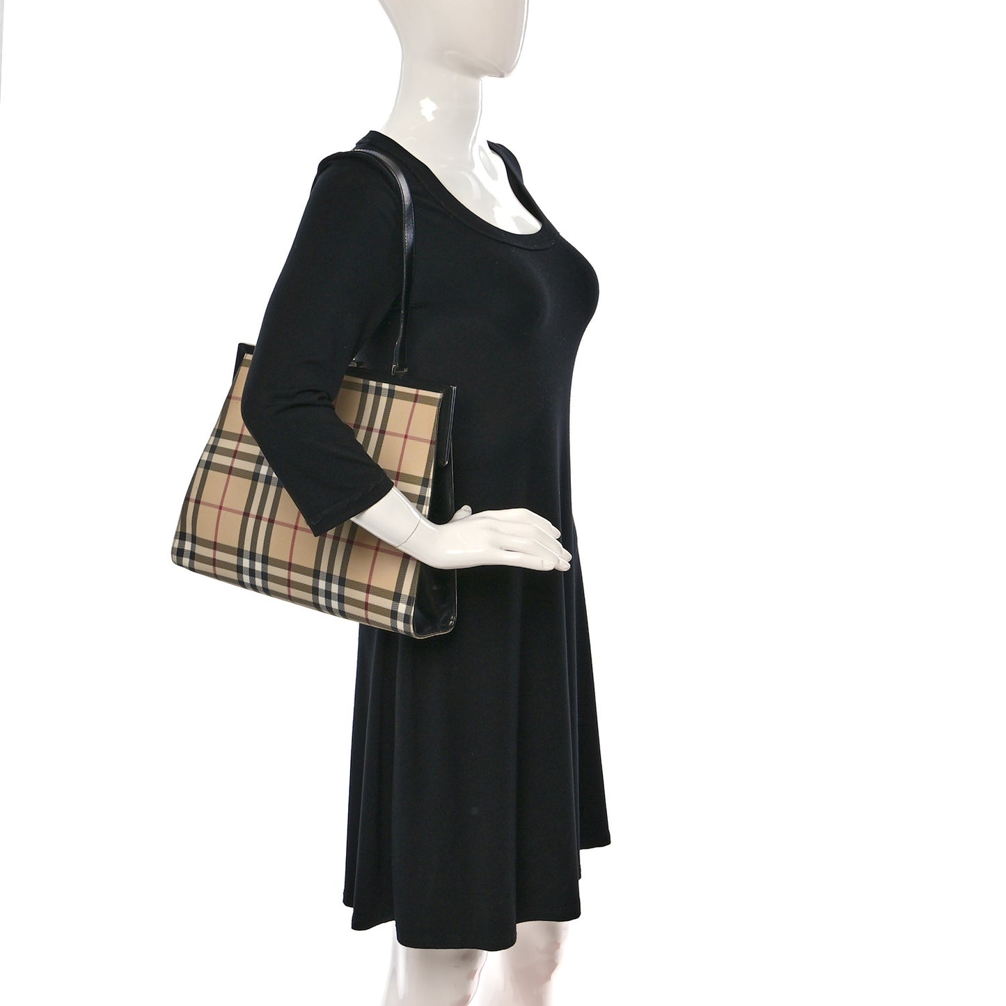 House Check Frame Bag Black