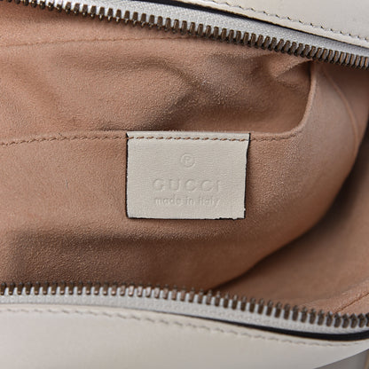 Gucci Calfskin Matelasse Small GG Marmont Chain Shoulder Bag White 8 of 15