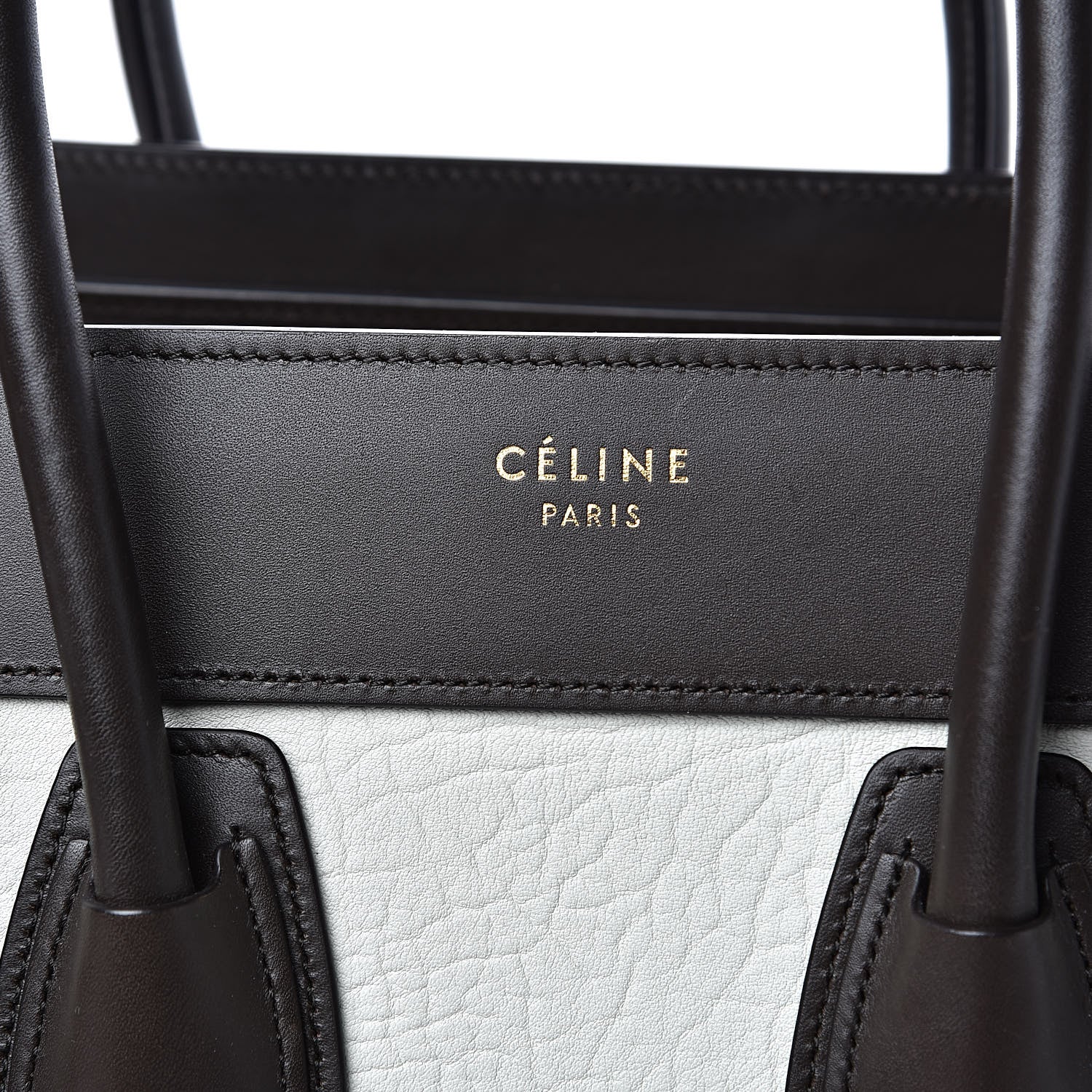 Celine Bullhide Micro Tri-Color Luggage Khaki 6 of 15