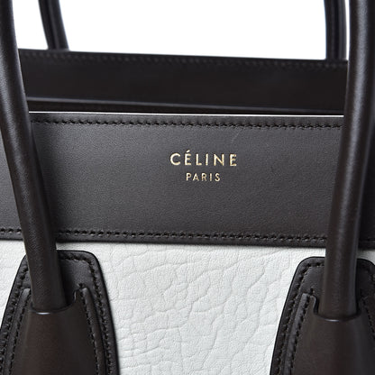 Celine Bullhide Micro Tri-Color Luggage Khaki 6 of 15