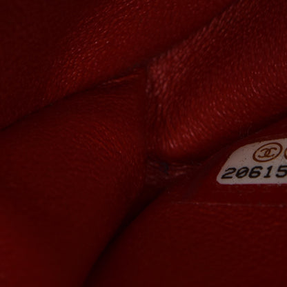 Chanel Lambskin Quilted Extra Mini Flap Red 7 of 8