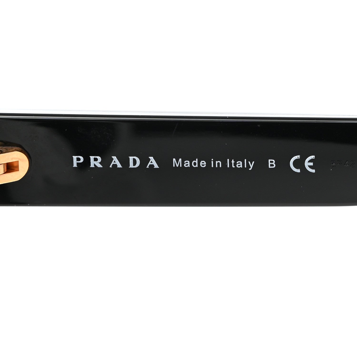 Prada Sunglasses SPR 24X Black White 6 of 8