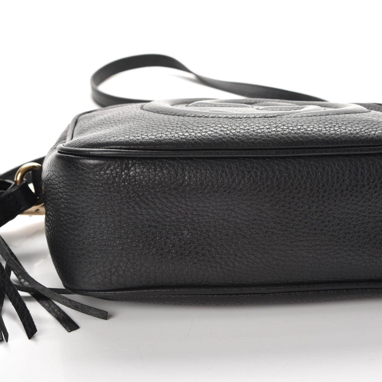 Gucci Pebbled Calfskin Small Soho Disco Bag Black 9 of 13