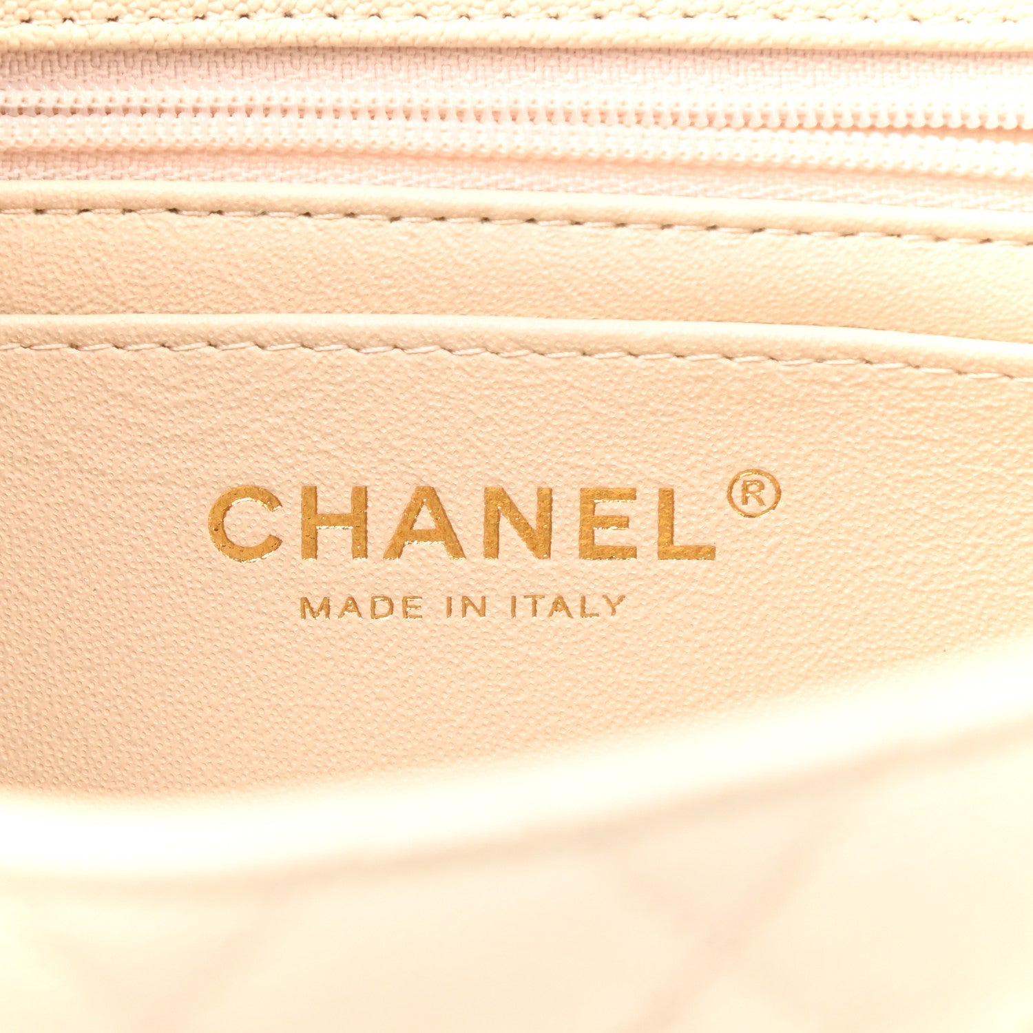 Chanel Caviar Quilted Mini Top Handle Rectangular Flap Beige 6 of 11