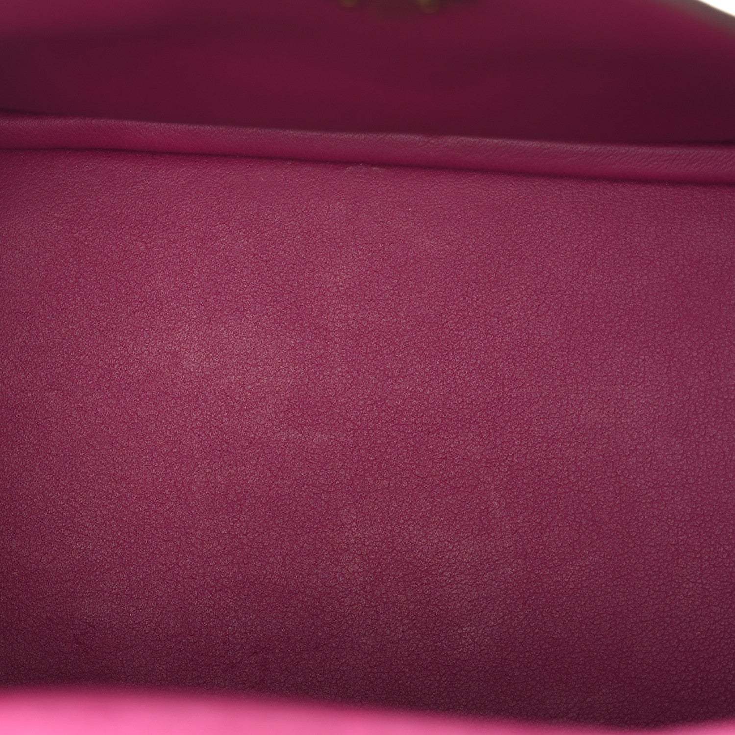 Hermes Ostrich Mini Lindy 20 Fuchsia 5 of 10