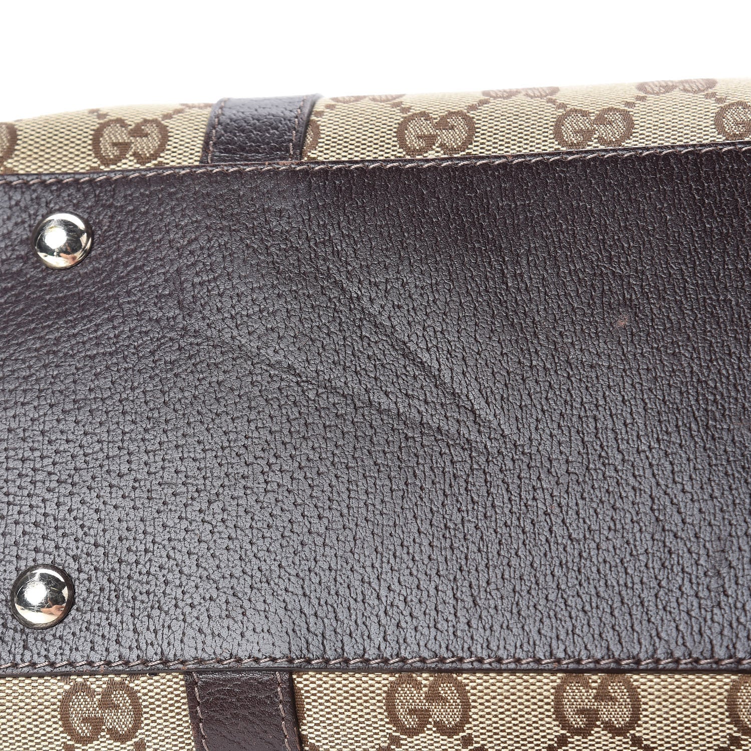 Gucci Monogram Medium Abbey Tote Dark Brown 15 of 19