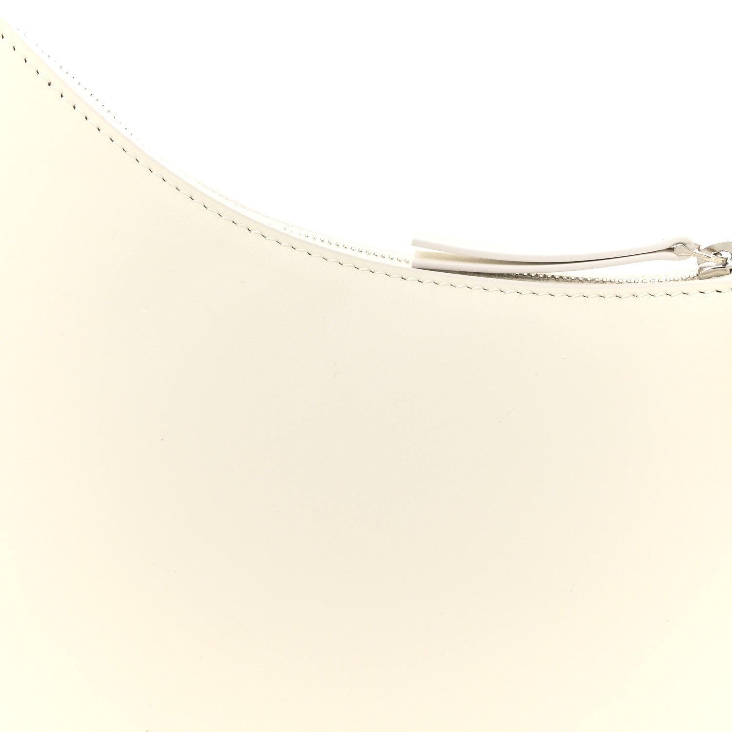 The Row Smooth Calfskin Half Moon Shoulder Bag New Ivory 7 of 9