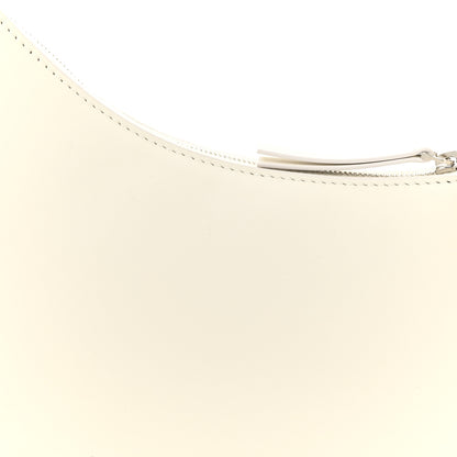 The Row Smooth Calfskin Half Moon Shoulder Bag New Ivory 7 of 9