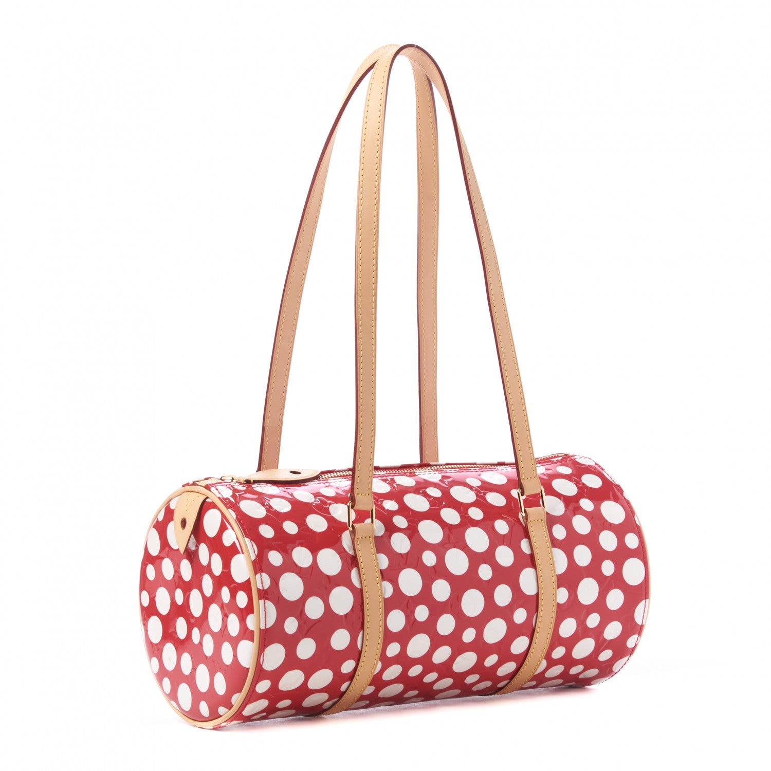 Louis Vuitton Vernis Kusama Infinity Dots Papillon 30 Red 3 of 8