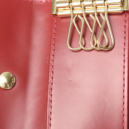 Louis Vuitton Vernis Multicles 4 Key Holder Pomme D'Amour 8 of 9