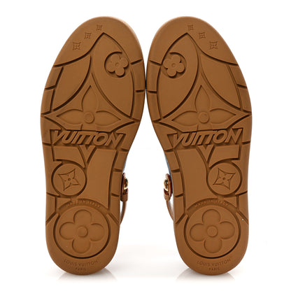 Louis Vuitton Monogram Denim Aspen Platform Clog Mules 41 Blue 6 of 9