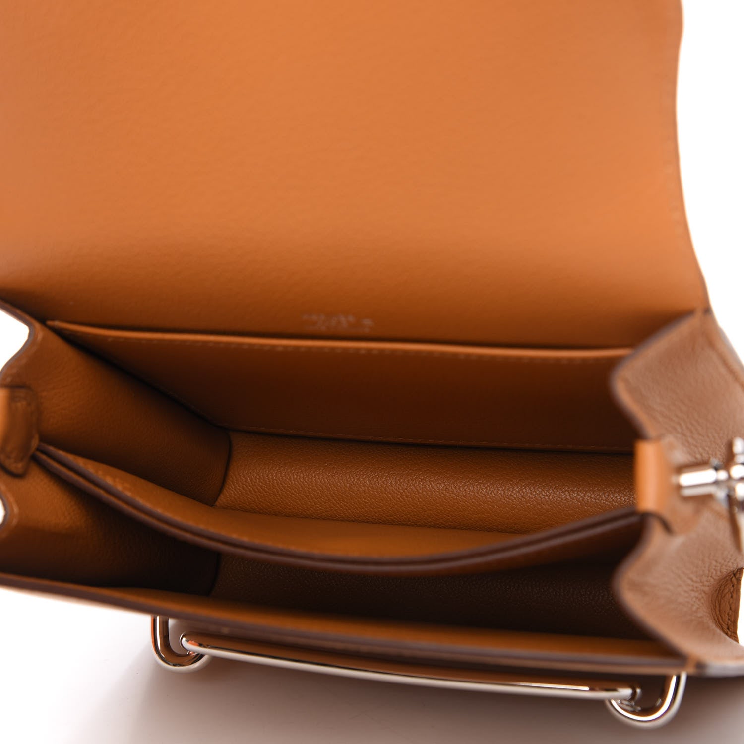 Hermes Evercolor Lizard Mini Sac Roulis Caramel Ombre 5 of 9