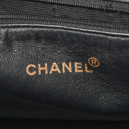 Chanel Patent Quilted Grand Shopping Tote GST Black 6 of 11