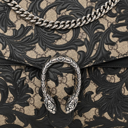 Gucci GG Supreme Monogram Arabesque Medium Dionysus Shoulder Bag Black 8 of 14