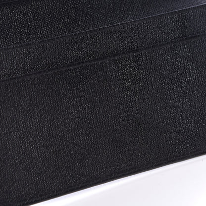 Chanel Grained Calfskin CC Button Long Wallet Black 11 of 11