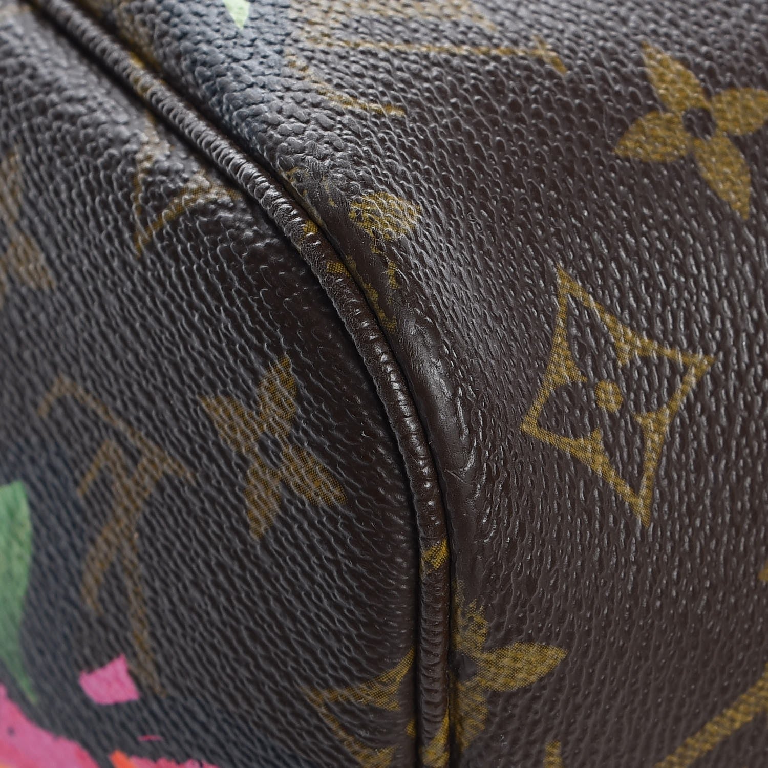 Louis Vuitton Monogram Roses Neverfull MM 14 of 14