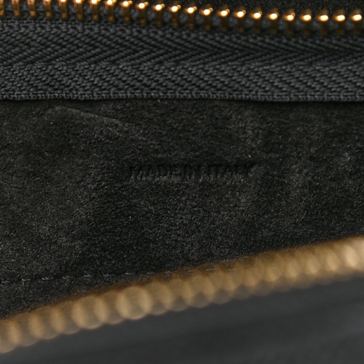 Grained Calfskin Micro Belt Bag Black