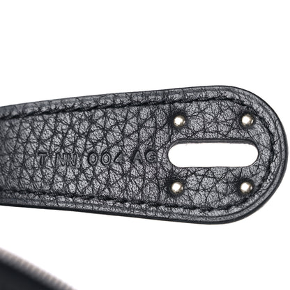 Hermes Taurillon Clemence Lindy 30 Bleu Indigo 7 of 13