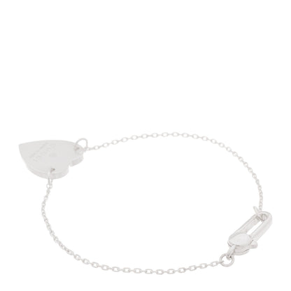 Gucci Sterling Silver Trademark Heart Bracelet 3 of 5