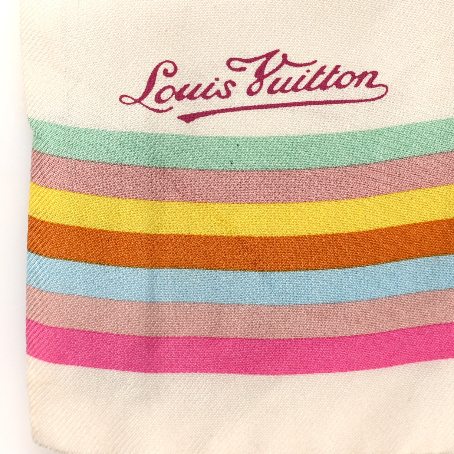 Louis Vuitton Silk Monogram Butterfly Bandeau White 4 of 4