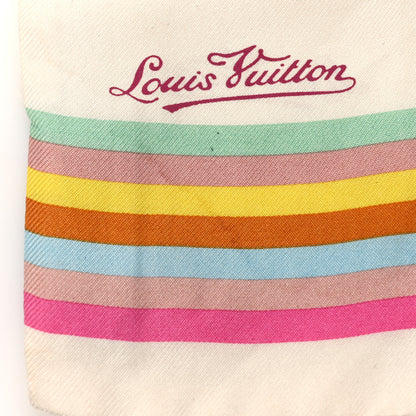 Louis Vuitton Silk Monogram Butterfly Bandeau White 4 of 4