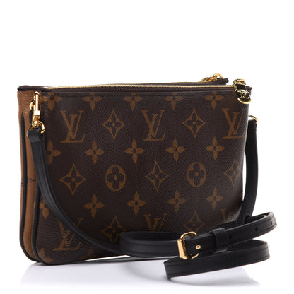 Louis Vuitton Reverse Monogram Giant Double Zip Pochette 3 of 9