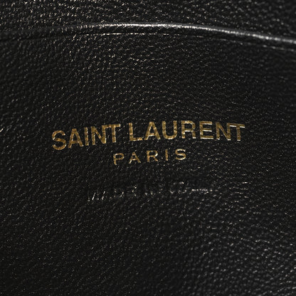 Saint Laurent Grain De Poudre Matelasse Monogram Mini Lou Camera Bag Crema Soft 6 of 10