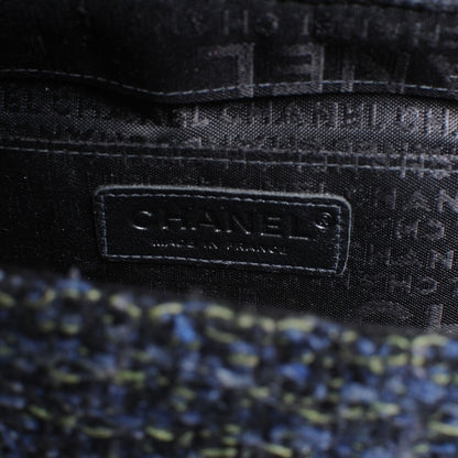 Chanel Tweed Mix Small Flap Blue Green 7 of 8